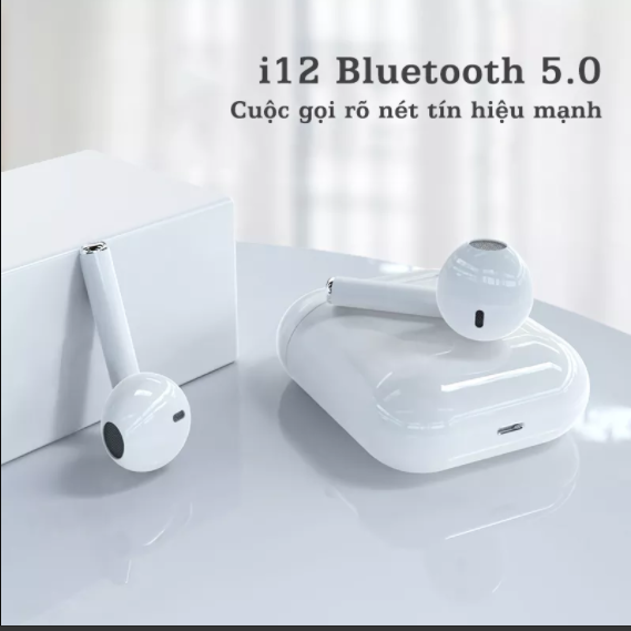 Tai nghe Bluetooth i12 Hỗ Trợ Mọi Dòng Máy , Tai Nghe Bluetooth Mini