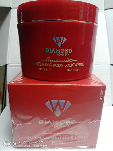KEM BODY PHẤN TƯƠI DƯỠNG TRẮNG DA DIAMOND WHITE 250GR CHÍNH HÃNG - KEM DƯỠNG DA - DIAMOND WHITE