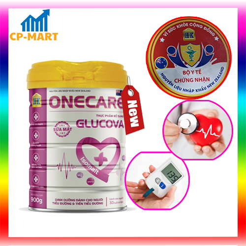 Chính hãng Sữa tiểu đường Onecare Glucova 900g Dành Cho Người Tiểu Đường