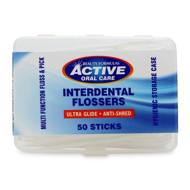 Tăm chỉ nha khoa Beauty Formulas Active Oral Care New Improve Performance 50 cây