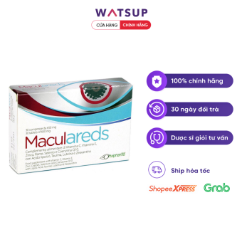 Maculareds 650mg Viên uống bổ mắt trẻ hoá thị lực (Hộp 30 viên)