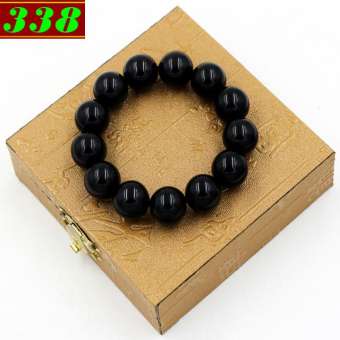 Vòng chuỗi tay đá thạch anh Đen 18 ly 13 hạt