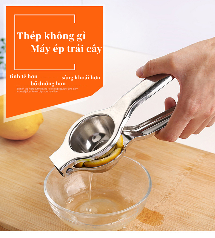 Máy ép trái cây chanh, cam, cam xanh inox 304, dễ vệ sinh, vắt nước hiệu quả, tiết kiệm thời gian nấu, lọc nước ép dễ dàng