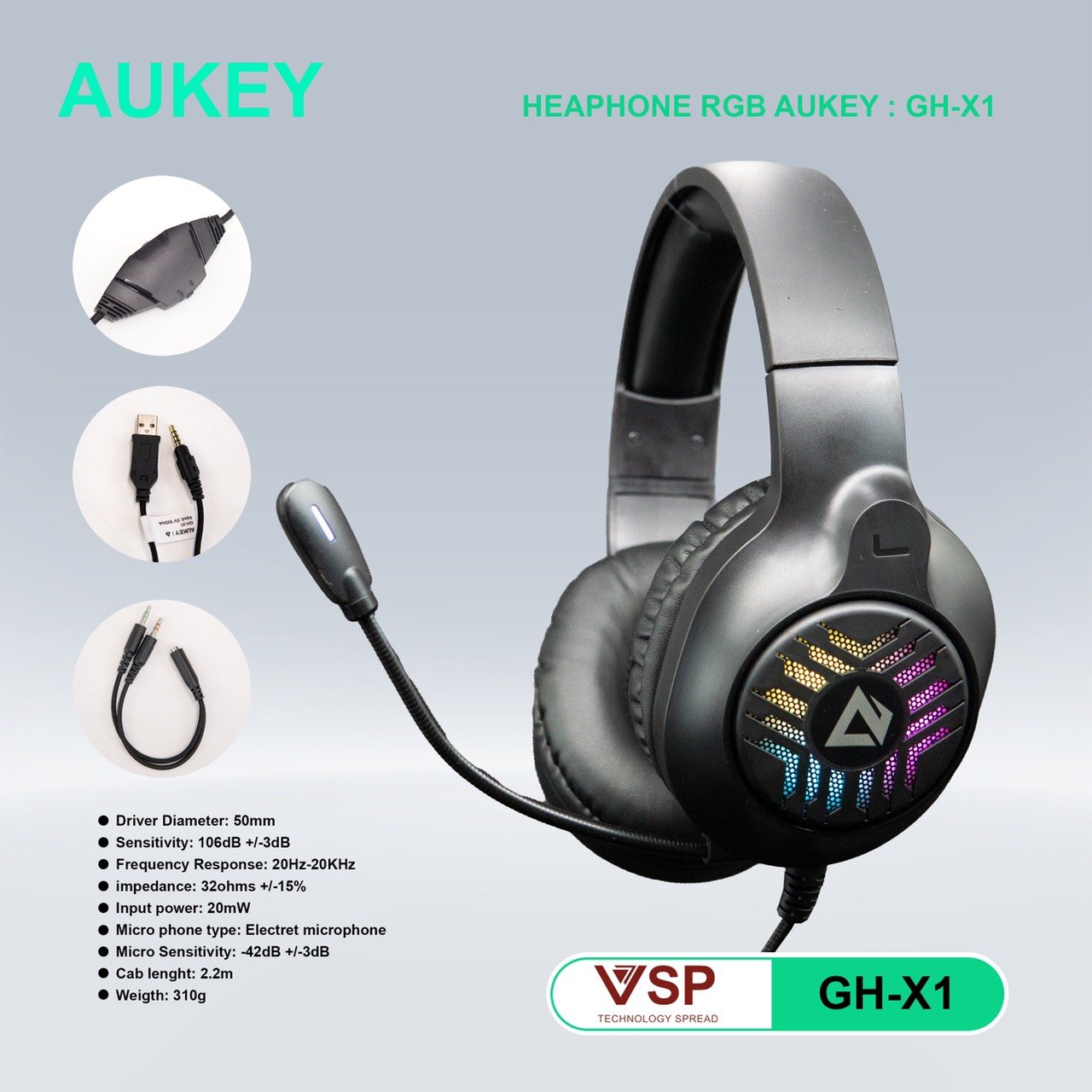 Tai Nghe VSP Gaming GH-X1 LED Tai Nghe Gaming VSP GH X1 LED RGB âm thanh cực chất  Tai Nghe, Headphone VSP GH-X1 LED Gaming Tai Nghe VSP GH-X1 LED Gaming | Lazada.vn  Headphone gaming - VSP