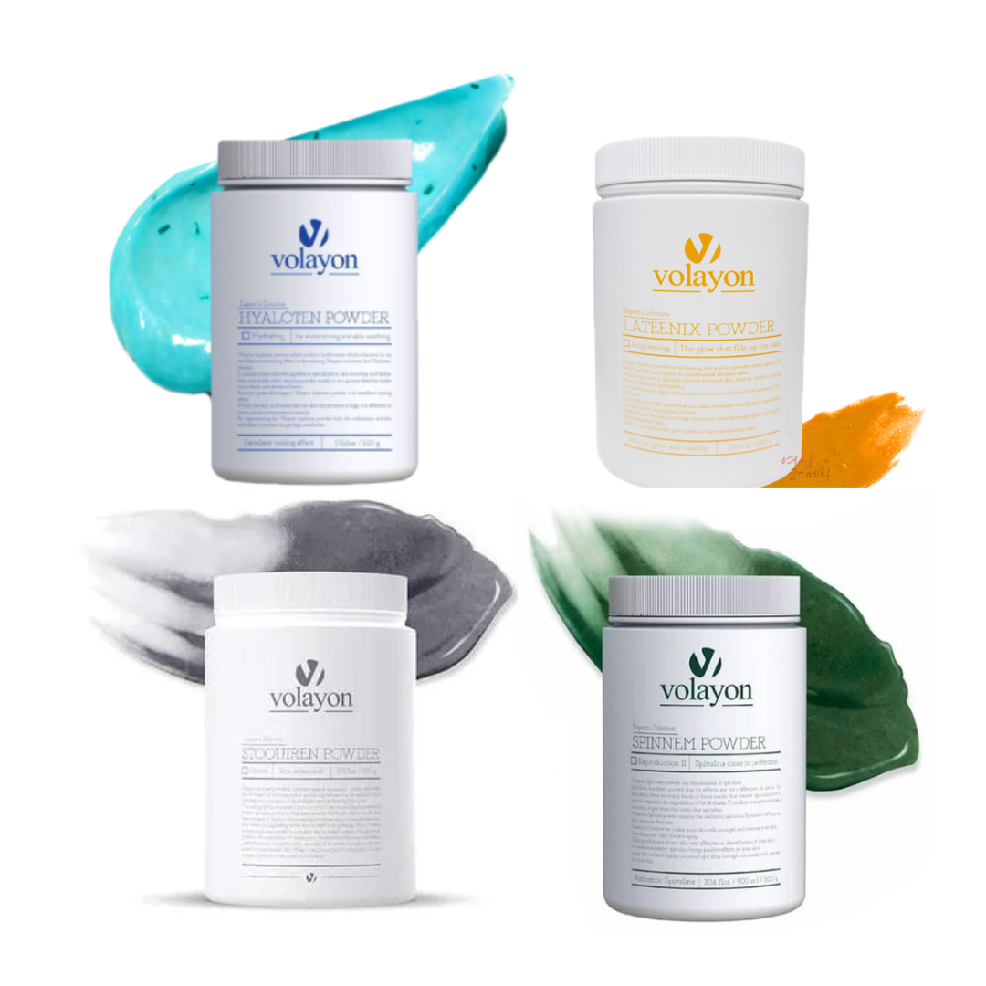 Volayon mặt nạ tảo xoắn volayon (500g) - Mặt nạ bột volayon hàn quốc mặt nạ phục hồi da hư tổn, cấp nước cho da giúp da mướn mịn