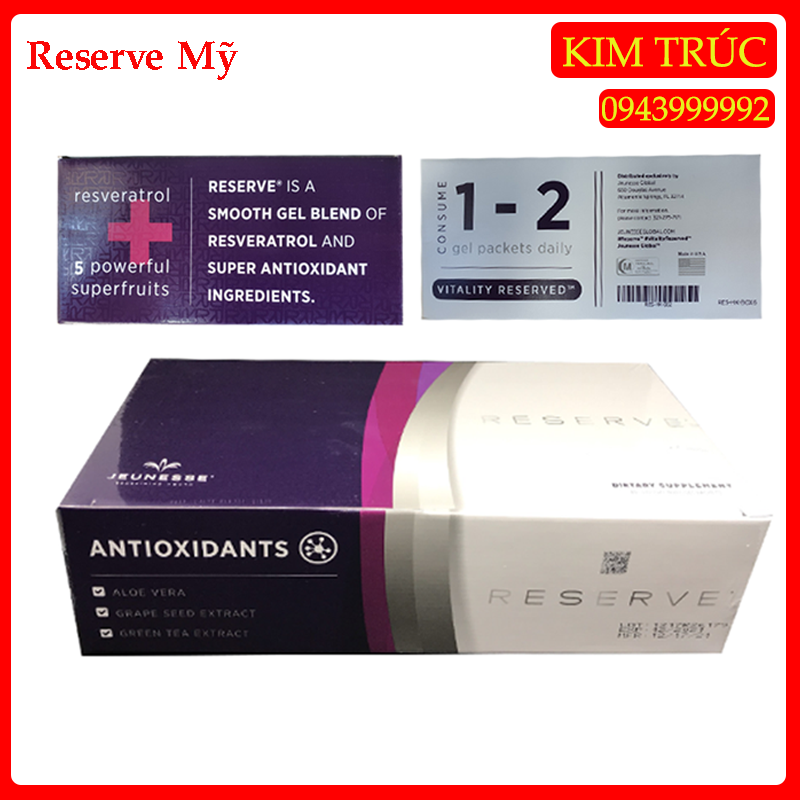 Gel trái cây Reserve Jeunesse Mỹ Vocher Tích Lũy