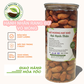 500g Hạnh nhân rang bơ vỡ mỏng - hạt hạnh nhân rang bơ thơm ngon - Nông sản sạch Tây Nguyên