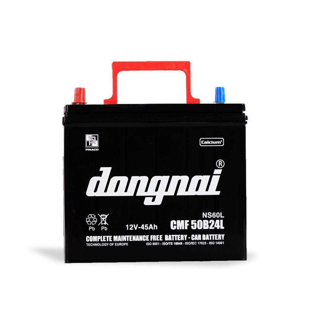 Ắc quy khô miễn bảo dưỡng đồng nai cmf 50b24l | 12v - 45ah