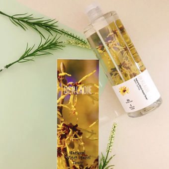 Nước Hoa Hồng Chiết Xuất Cây Phỉ DERLADIE Natural Witch Hazel Toner 500ml