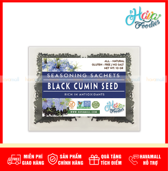 Hạt Thì Là Đen Thương Hiệu Hava Foodies Gói 10g – Black Cumin Seed