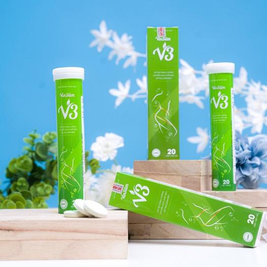 Viên sủi giảm cân Vinslim V3 |PK Trung Cương|