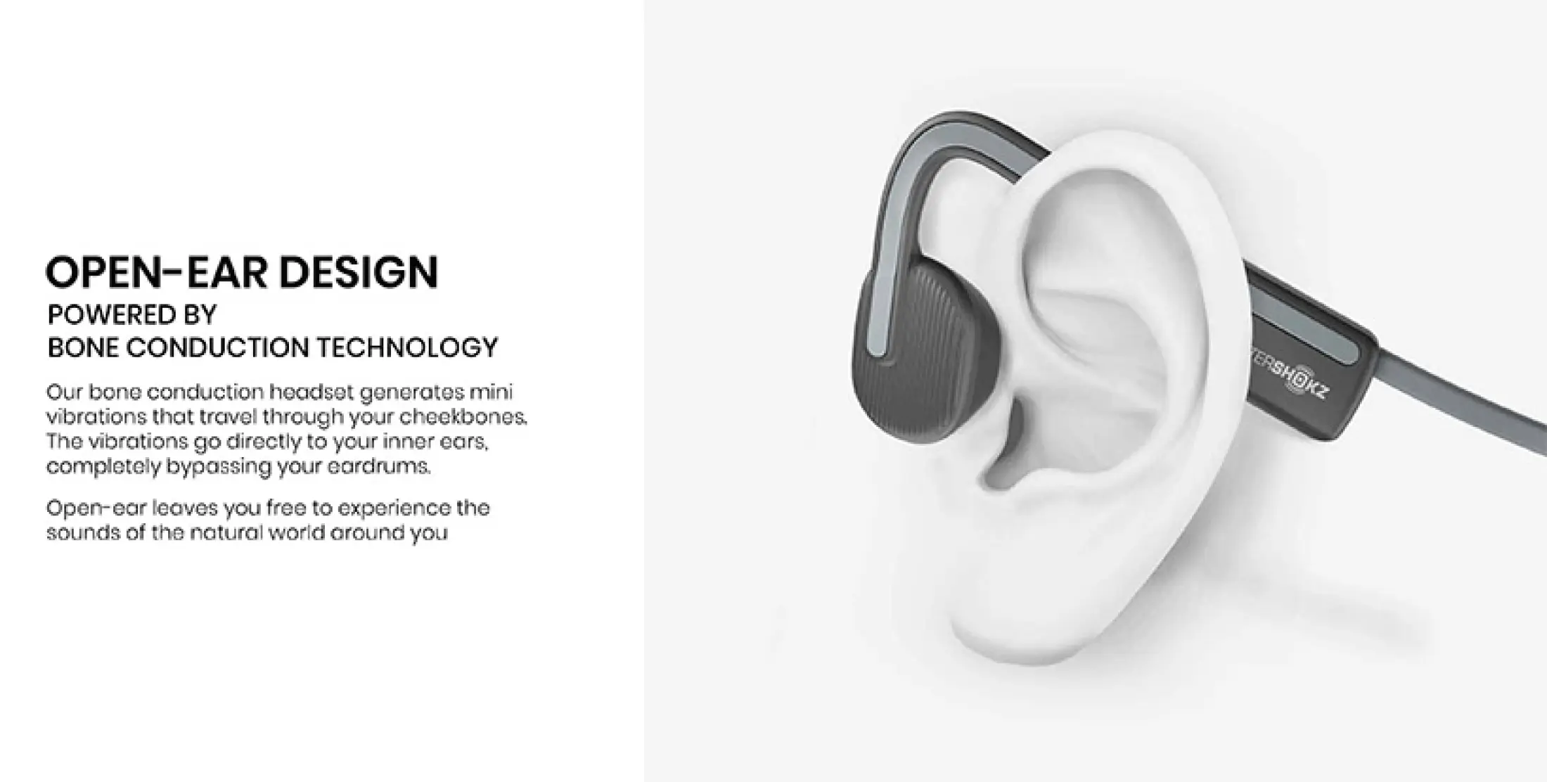 bone conduction headset with mic