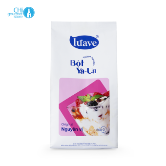 Bột Yogurt - LÚAVE - 500gr - Sữa chua thơm béo cho thức uống ngon (bột sữa chua, bột ya-ua, pha đá xay, pha sinh tố)