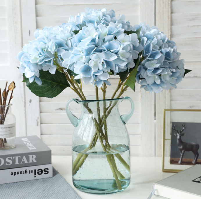 Hoa lụa - Hoa Cẩm tú cầu cao cấp - Decor chụp ảnh, tranh trí nhà cửa
