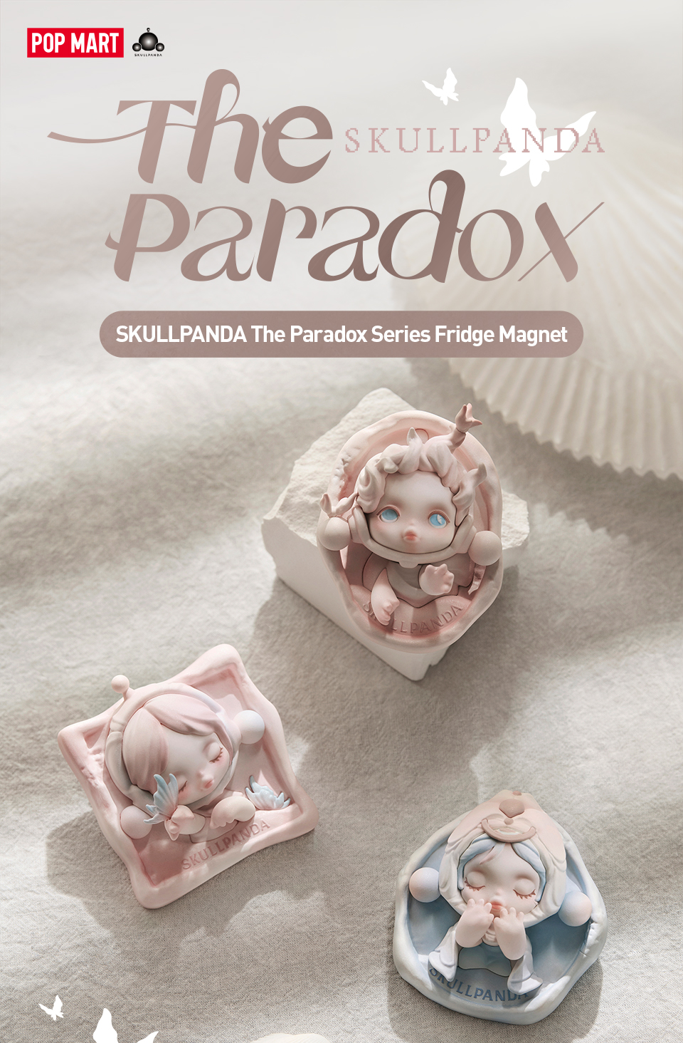 maiSKULLPANDA シリーズ POP MART SKULLPANDA The Paradox Series Fridge Magnet Blind Box