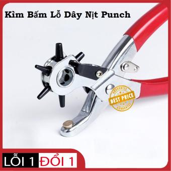 Đồ Bấm Lỗ Thắt Lưng, Dụng Cụ Bấm Lỗ Thắt Lưng, Kìm Bám Lỗ Dây Nịt Punch Siêu Tiện Lợi,Chuyên Dụng Với 6 Kích Cỡ Lỗ, Giúp Bạn Đục Lỗ Nhanh Và Đẹp Hơn, Sale 50%
