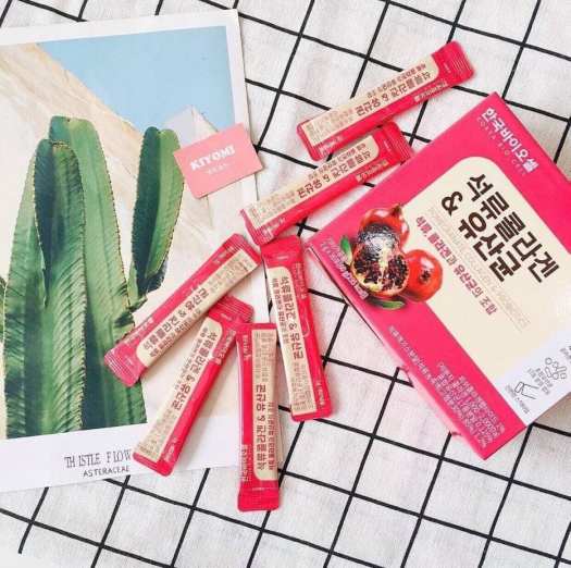 top Bột Collagen Lựu Đỏ Bio Cell Hàn Quốc 30 Gói