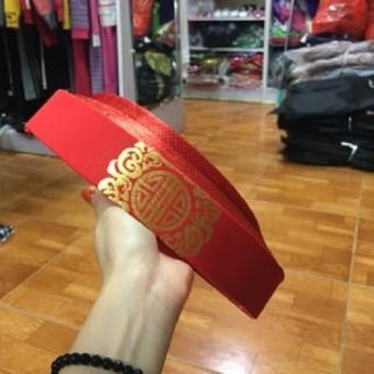 Khăn xếp, Mấn, Khăn đóng ĐỎ XU bé TRAI