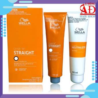 KEM DUỖI TÓC WELLA CREATIN STRAIGHT PHÙ HỢP ÉP TÓC MÁI 100ML*2