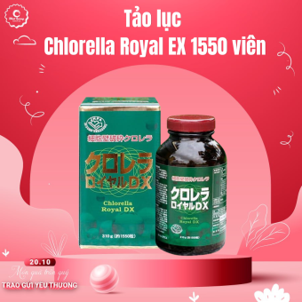 Tảo Lục Chlorella Royal Dx 1550 Viên