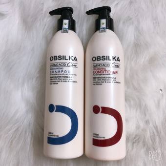 Bộ dầu gội xả siêu dưỡng chất OBSILKA dành cho tóc hư tổn ( hàng chính hãng )