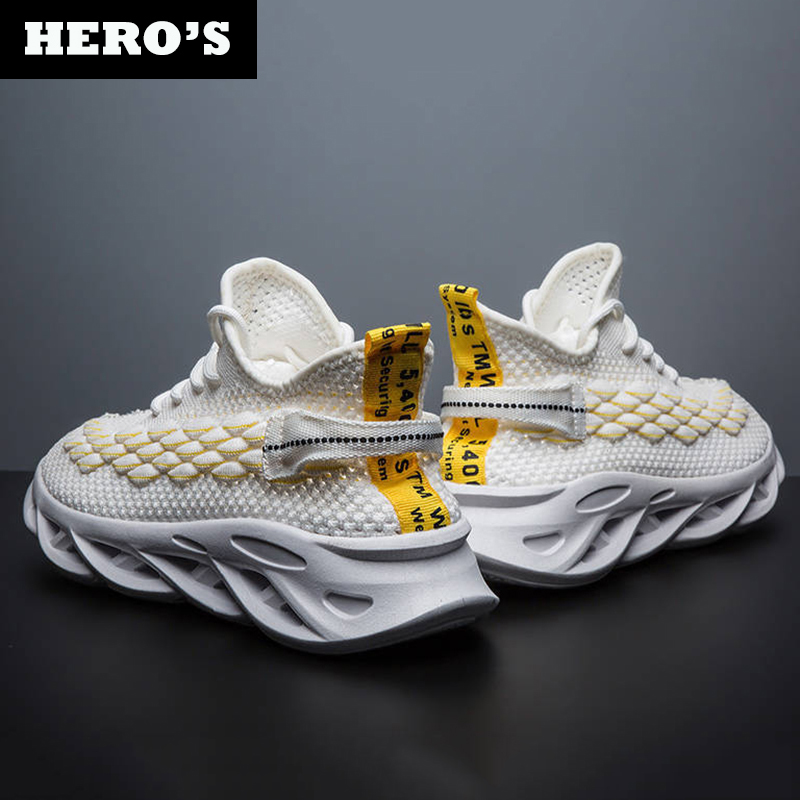 Giày nam thể thao sneaker HERO'S trắng đẹp cổ cao cho học sinh đi học đi làm cao cấp Mã VCT