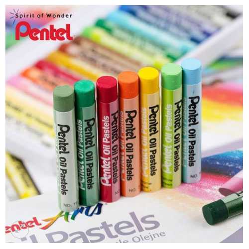 Sáp tô màu cho bé Pentel 50 màu, Nhật Bản, mầu sắc đẹp, giúp bé sáng tạo, - Soleil shop