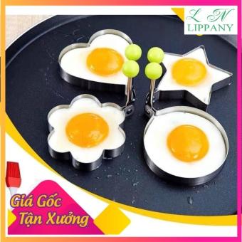 Khuôn chiên trứng inox nhiều hình ngộ nghĩnh - Dụng cụ chiên trứng làm bánh inox nhiều hình