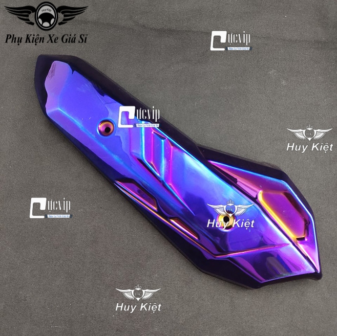 Ốp Che Pô AirBlade 2020 (2013 - 2021), Vario 2015 - 2017 Inox 304 Xi Titan 7 Màu (Hàng Cao Cấp) MS4673