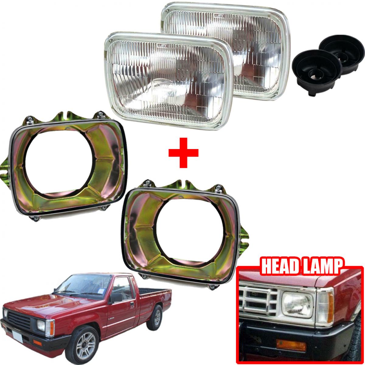 ชุดไฟหน้า KOITO + เบ้าไฟหน้า รุ่น มิตซูบิชิ ไซโคลน MITSUBISHI CYCONE L200 ปี 1987 - 1997 1 ชุด ราคา 1,489 บาท*ส่งฟรี