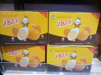 Combo 2 Trứng Gà Ăn Liền Devi Dabaco Hộp 10 Quả