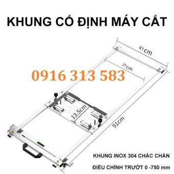 Bộ cữ đẩy cắt gỗ | khung cữ cắt gạch | soi gỗ | cắt cốt pha | khung cố định máy | khung INOX | khung cố định 4in | cỡ lưỡi 100 -185mm | khung cố định cỡ lớn | lắp máy lưỡi 185mm