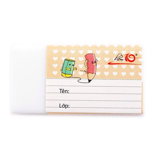 Combo 2 gôm tẩy xóa chì điểm 10 e-09 - bút máy hasa