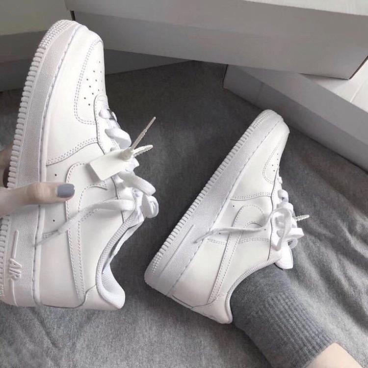 Giày nike air force 1 af1 trắng - giày sneaker nam nữ thể thao cổ thấp cao cấp full box + bill