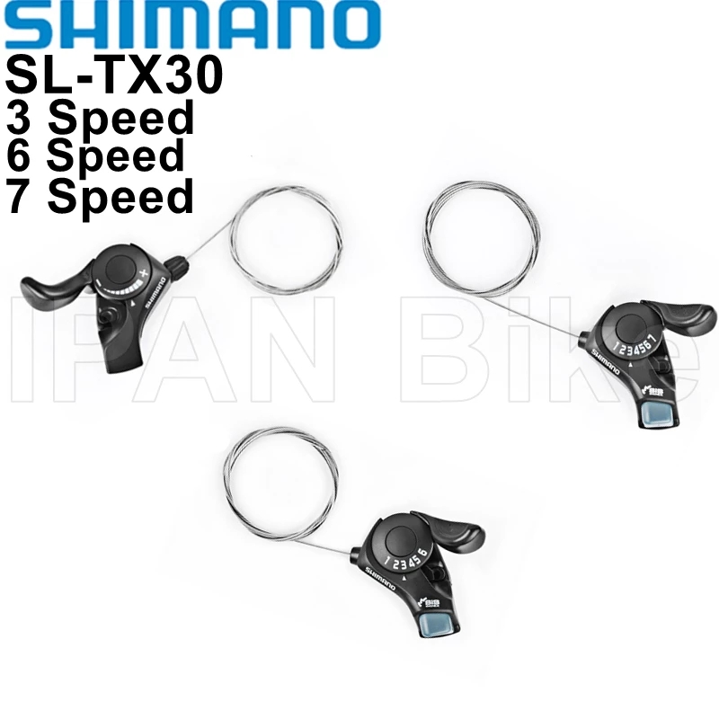 Shimano cần gạt số sl-tx30 tourney cần gạt số 3/6/7 tốc độ 18/21 sl tx30 tốc độ phụ tùng xe đạp leo núi