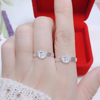 Nhẫn bạc nữ kim tiền chữ tài lộc chất liệu bạc s925 MS45a1