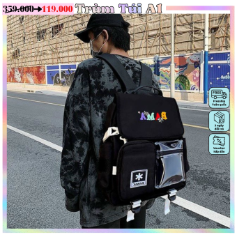 Balo phản quang Colkids Club SS5 Đen [ Full tag + giấy thơm + thẻ bảo hành + bạch tuột cao su ] CẶP DU LỊCH HỌC SINH ĐI HỌC VỪA A4 LAPTOP