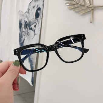 Kính cận thời trang chữ V nam nữ mắt kính giả cận chống tia UV phong cách Ulzzang đẹp giá rẻ ABICA 017