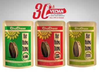 Hạt Hướng Dương CHACHEER Vị Dừa/Nguyên Vị/Ngũ Vị Hương 130g-Combo 5 Gói