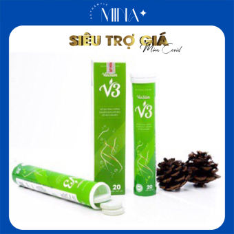 Giảm cân VINSLIM V3 chính hãng Tuyp 20 viên màu xanh giúp giảm cân giảm mỡ bụng sau sinh hiệu quả nhanh và an toàn