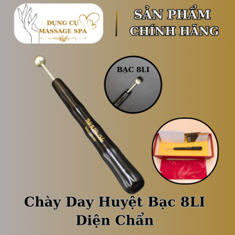 Chày Day Huyệt Bạc 8LI - Đánh Gió, Giải Cảm, Day Ấn Huyệt - Dụng Cụ Diện Chẩn