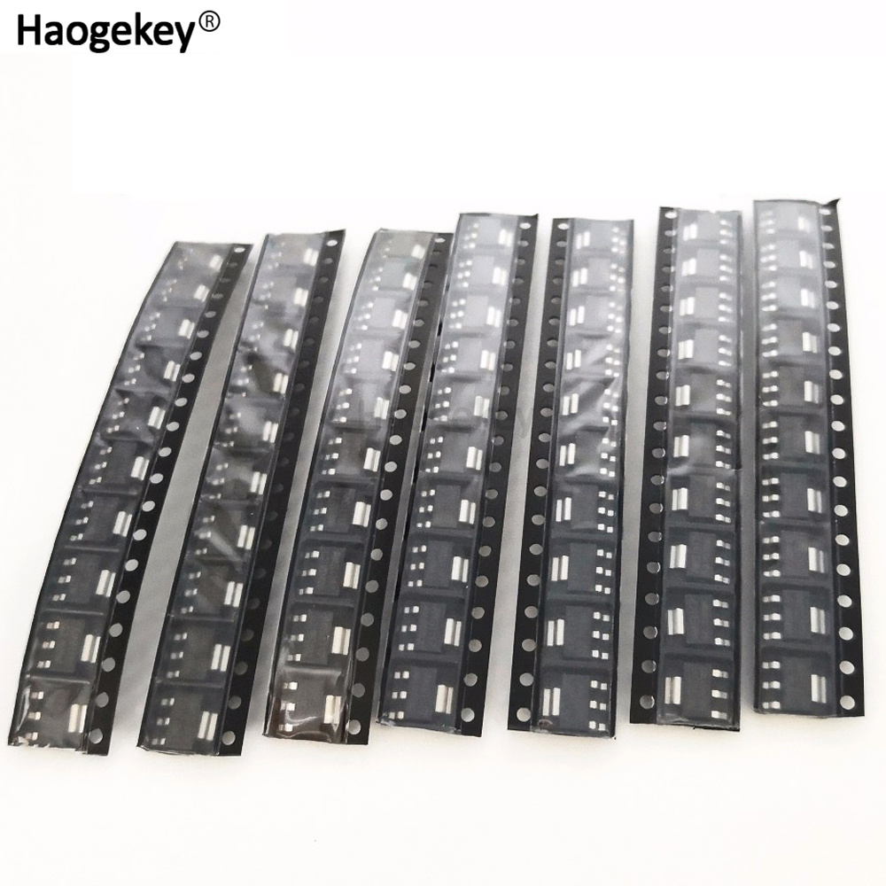 Brand new 180 chiếc sot-23transistor bộ dụng cụ đủ loại 18 loại * 10 chiếc 2n2222 s9013 s9014 s9015 s9018 s8050 s8550 5551 5401 2n3904 2n3906 c1815