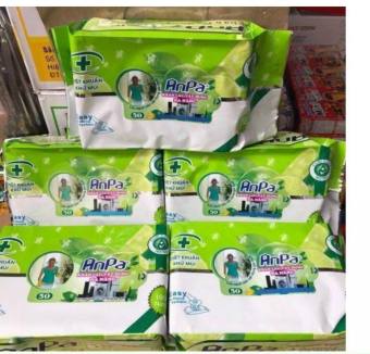 KHĂN ƯỚT LAU BẾP ĐA NĂNG ANPA 50 MIẾNG