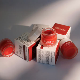 Dưỡng Môi Lựu Đỏ Luxury  Colagen Lip Balm 10g, Dưỡng Môi Lựu Đỏ Sau Phun Xăm