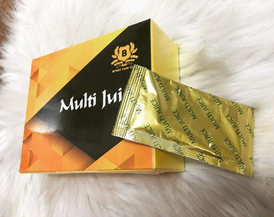 Nước trái cây hỗn hợp Multi Juice cải thiện sức khỏe nam nữ hộp 10 gói