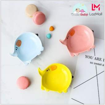 Bát ăn dặm Voi, chén ăn dặm gốm sứ kiểu nhật ngộ nghĩnh cho bé