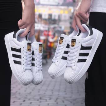 Giày thể thao Super star trắng sọc đen Hot trend nam nữ, Giày sneaker superstar trắng dễ phối đồ