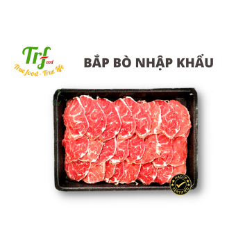 Bắp bò thái lẩu nhập khẩu Nga Truefood 500g