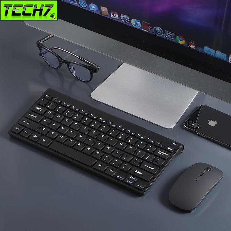 Bộ Bàn Phím Chuột không dây W28 nhỏ gọn - cho máy tính , Laptop , điện thoại , máy tính bảng