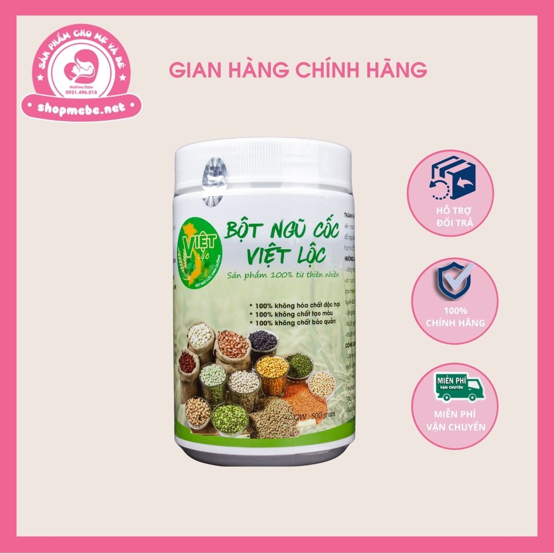 Ngũ cốc lợi sữa, ngũ cốc bầu Việt Lộc 24 loại hạt dinh dưỡng cho mẹ bầu và mẹ sau sinh
